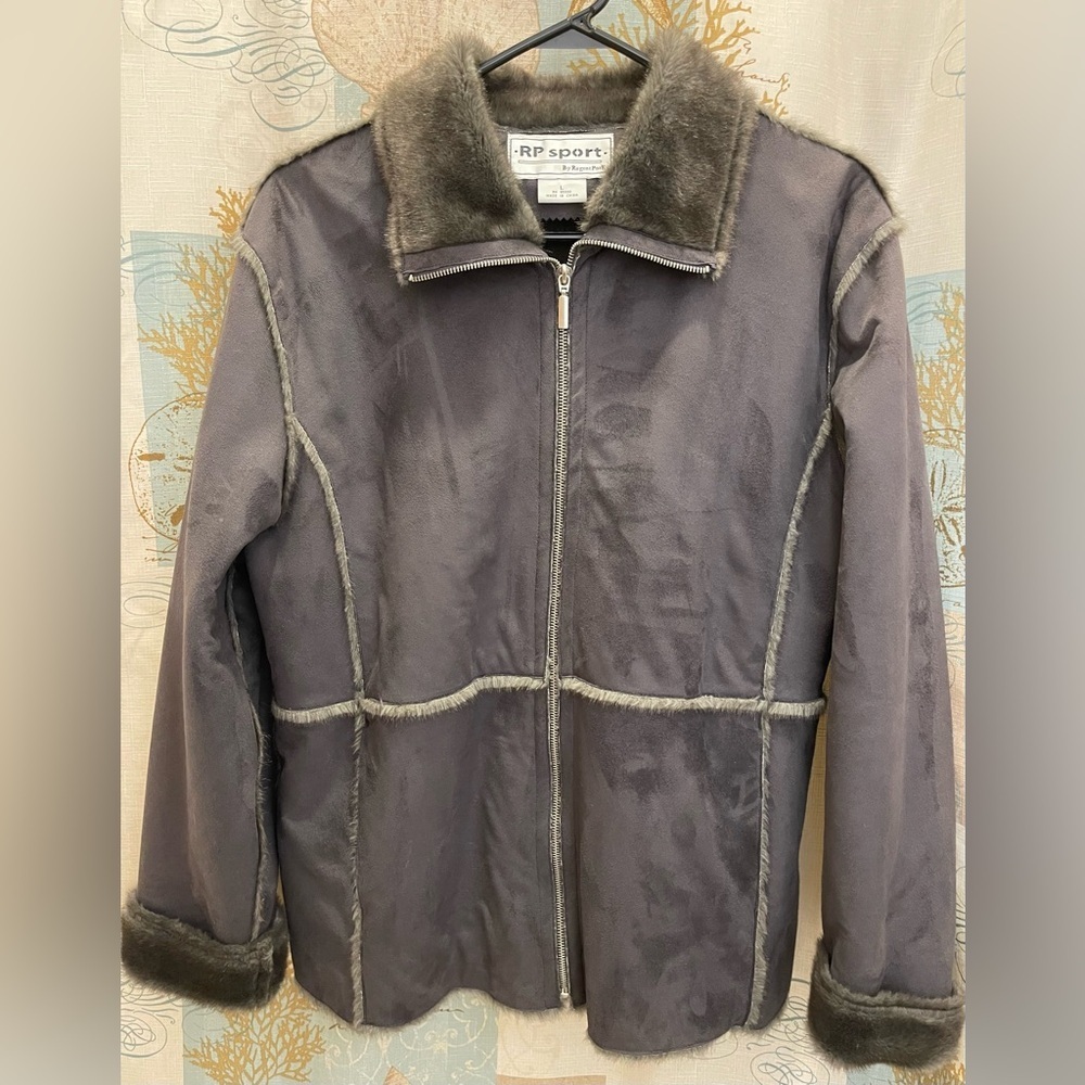 RP Sport Womens Faux Fur Suede‎ Gorpcore Lg